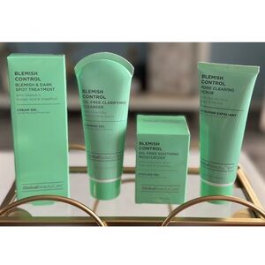 Blemish Control 4pc Set Cleanser Pore Scrub Moisturizer Spot Treatment NWT